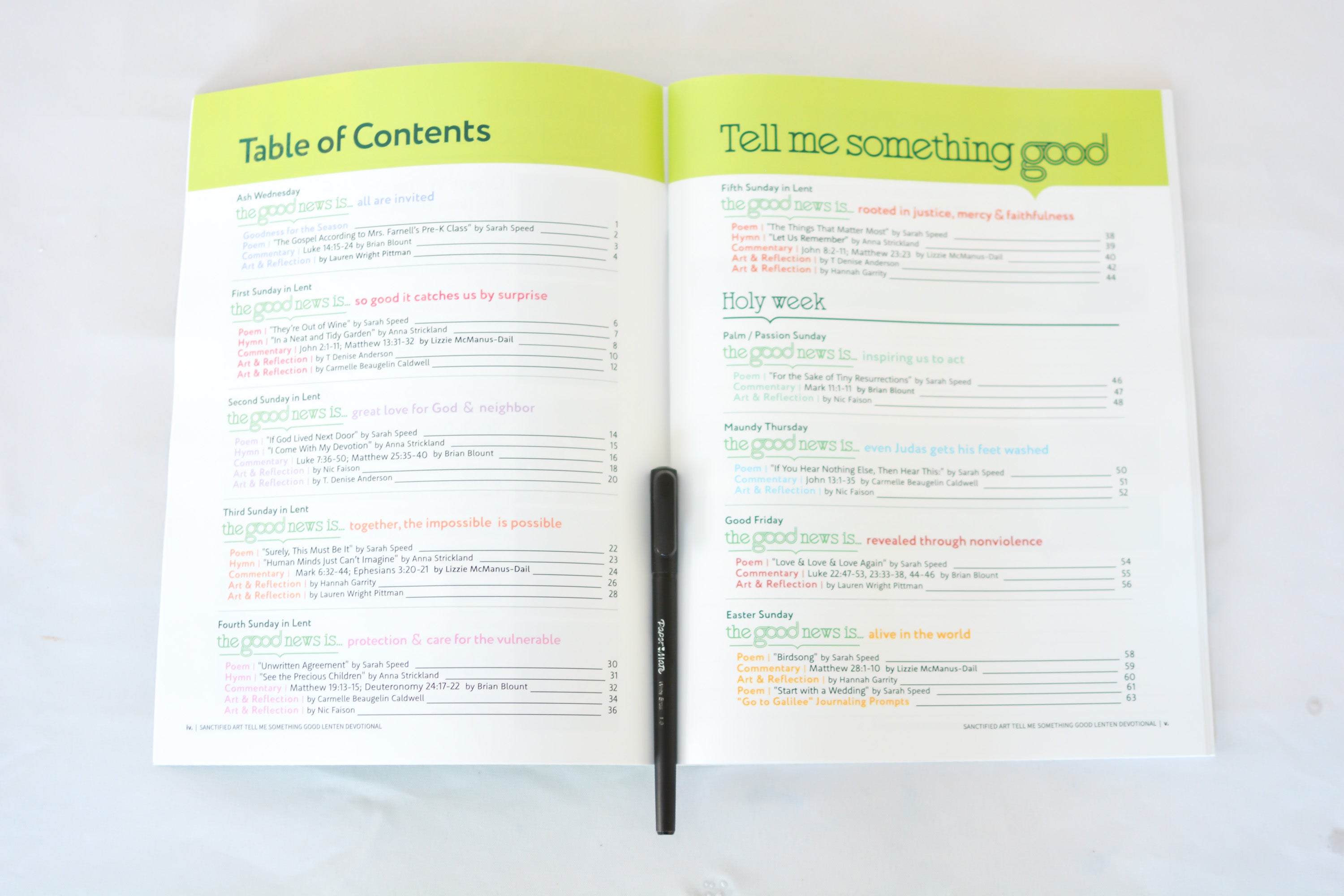 Tell Me Something Good Lent Devotional Booklet (Printed Copies) [Large size]